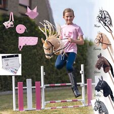 Hobby Horse Steckenpferd+Trense+Halfter Set+Haube+Decke und Pferdepass