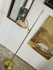 Leselampe verstellbare Jugendstil Messing-metall Stehlampe Gold  Lampe  Bogen