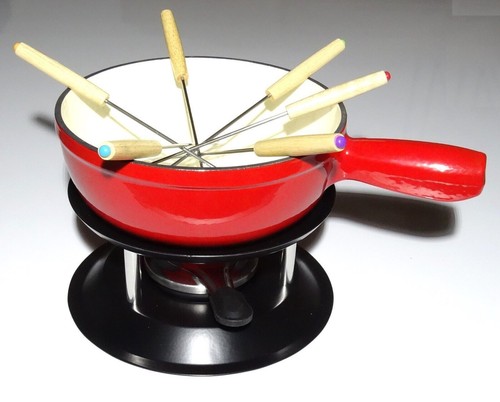 Tlg ø20cm gusseisen fondue - gusseisen,