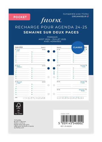 Kalender filofax pocket - kalender,