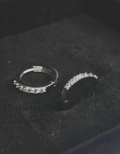 Earrings Silver 925 Round