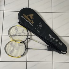 Badminton Schläger - 2 Stück - Victor AL 2200 - 66 cm lang - mit Tasche