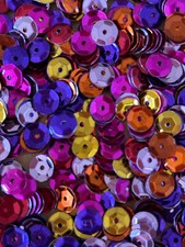 ღ Pailletten gewölbt