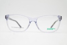 Brille PUMA PU01830 Transparent Mehrfarbig Silber Oval Brillengestell Neu