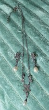 Perlen collier set ohrhänger - collier,