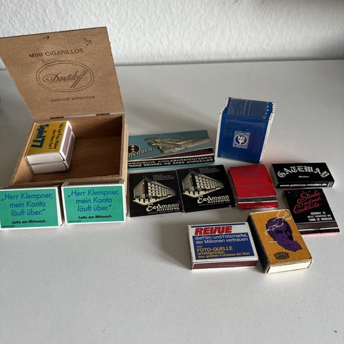 Streichholzschachteln alt set - streichholzschachteln,