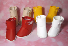 Puppen schuhe Reggen Stiefel Handarbeit Fußlänge 6-8 cm Re Born Baby 4 Farben