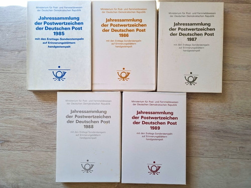 Ddr jahressammlung 1985 1989 - jahressammlung, 1985-1989