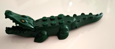 1 x LEGO® 18904 City,Tier,Krokodil,Alligator in dunkelgrün wie Neu