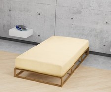 Castell Spannbetttuch Jersey-Stretch 140 x 200 cm - 160 x 200 cm gelb