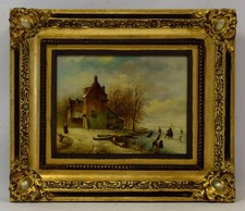 P.C. Steenhouwer (1896–1972) Artprice bis 1000 €, Winterlandschaft, Öl, signiert