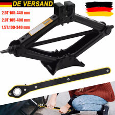 1,5/2,0/2,5Ton Auto Wagenheber Scherenwagenheber Lift für PKW/SUV mit Handkurbel