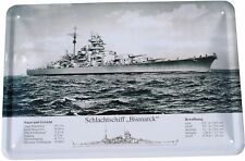 Blechschild 20x30 Bismarck
