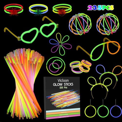 Neon leuchtstäbe set mit - neon,