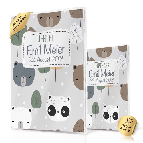Heft impfpasshülle set - u-heft,