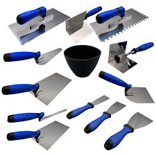 Profesius Profi 13tlg. Maurerkellen Set, Maurerwerkzeug Gipserspachtel Verputzer
