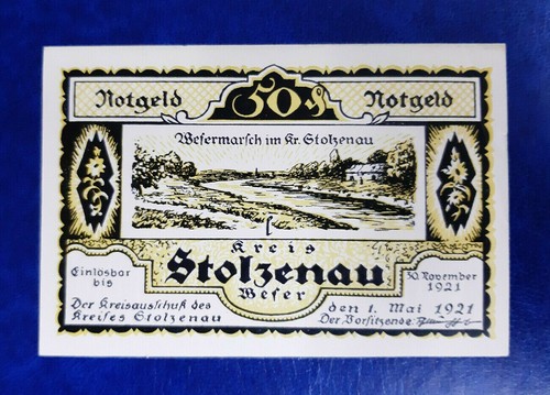 Stolzenau weser notgeld - stolzenau,