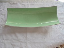 Anbietschale oder Dekoschale - zartgrün rechteckig - Glas