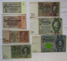 Reichsbanknoten deutsches - 7,