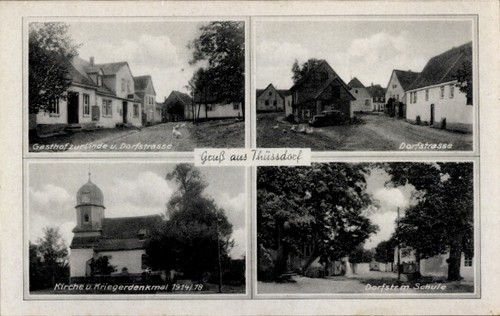 Thüsdorf eckartsberga - ak,