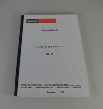 Spare parts list/parts