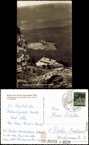 Ansichtskarte bodenmais - ansichtskarte,