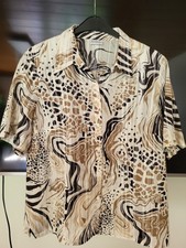 Erfo Original Damenbluse mehrfarbig gemustert Gr 46