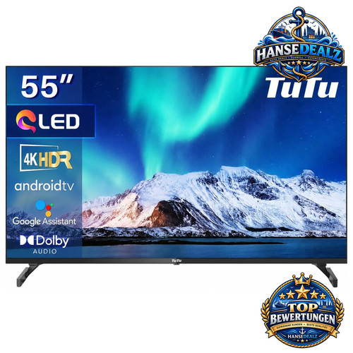 Qled fernseher zoll - 55, 4k