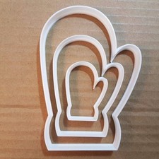Fäustling Handschuh Ofen Hand Form Keksausstecher Teig Plätzchen Fondant Sharp