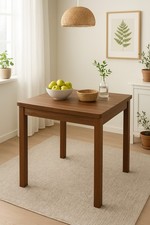 Esstisch ausziehbar Buche massiv Nussbaum Dekor 67–127 cm Esszimmertisch