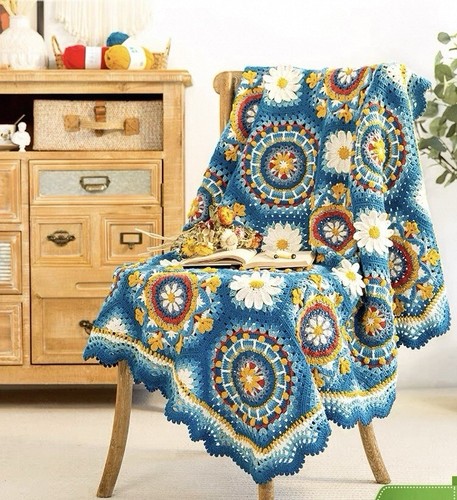 Boho gänseblümchen mandala - gänseblümchen,