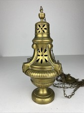 Weihrauchschwenker Rauchfass Weihrauchfass Bronze Sakral Antik 19. Jh