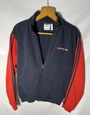 Adidas Zip-Pullover S Blau Rot