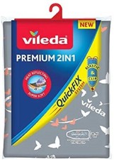 Vileda Premium 2in1 Bügelbrettbezug Universalgröße Schaumstoffpolster 110-130 cm