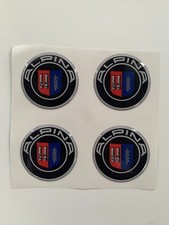 Alpina Auto Emblem Sticker für Nabendeckel Radkappen Aufkleber Epoxy Logo