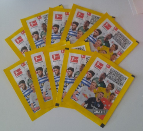50x topps bundesliga sticker - topps,