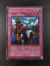YUGIOH 2004 | IMPERIAL ORDER | DB1-EN086 | 1ST REPRINT | VG - EX | ULTRA RARE
