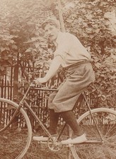 Photo Man On Bicycle Bike