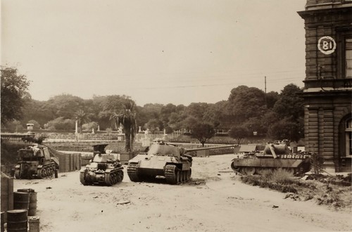 Altes foto befreiung von paris - von,