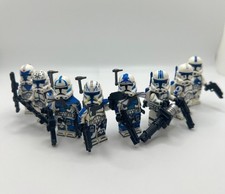 8x Custom 501st Lego Captain
