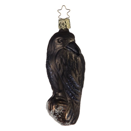 Christbaumkugel figur rabe - christbaumkugel, "rabe"