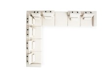 Ecksofa L-Form Luxus Sofa