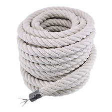 Baumwollkabel Deko Stromkabel Meterware basteln Lampe Kabel Seil (7,99€-8,79€/m)