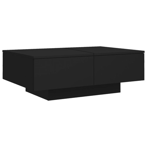 Couchtisch schwarz 90x60x31 - schwarz,