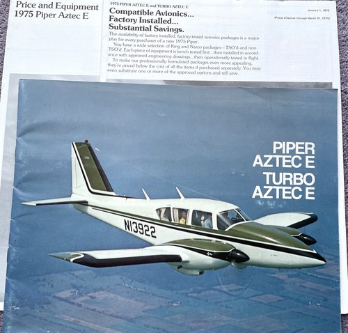 Piper aztec 1975 flugzeug - piper, e: