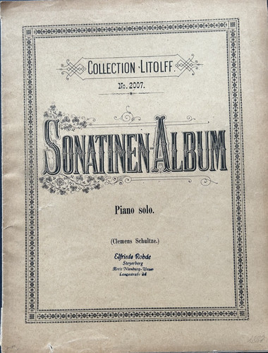 Klaviernoten sonatinen album - klaviernoten, sonatinen-album