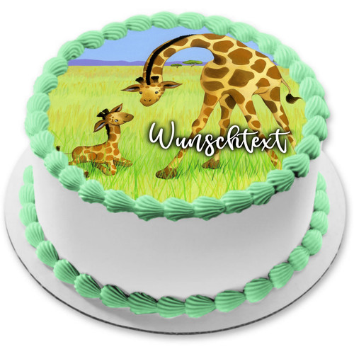 Giraffe tortenaufleger party - tortenaufleger,