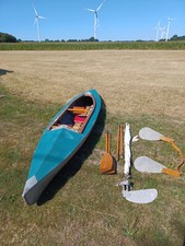 Paddelboot gebraucht DDR Faltboot Segel Mast Seitenruder