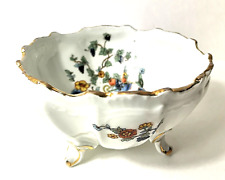 Schale,Steinmann,Tiefenfurt,Silesia,Antik,3 Beine,geschweifter Rand,Goldrand