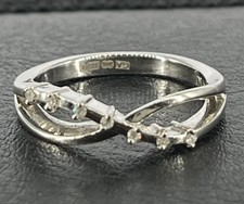 Ewigkeitsring 9 kt Weißgold